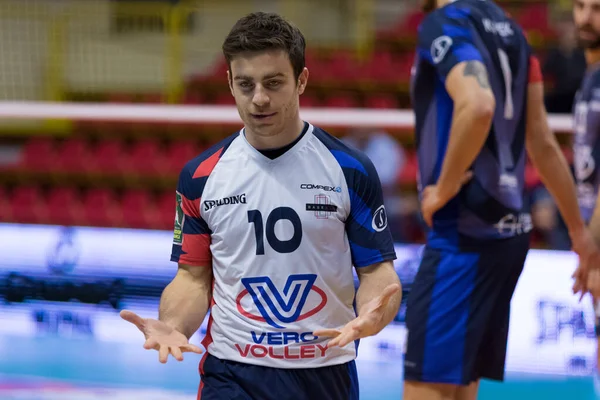 バレーボールイタリアセリエA男子スーパーリーグ選手権Vero Volley Monza vs Consar Ravenna — ストック写真