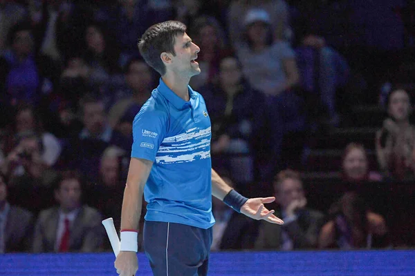 Tennis Internationals Nitto ATP Finals - Novak Đjokovic Vs Dominic Thiem - (Novak Đokovic) — Stock Photo, Image