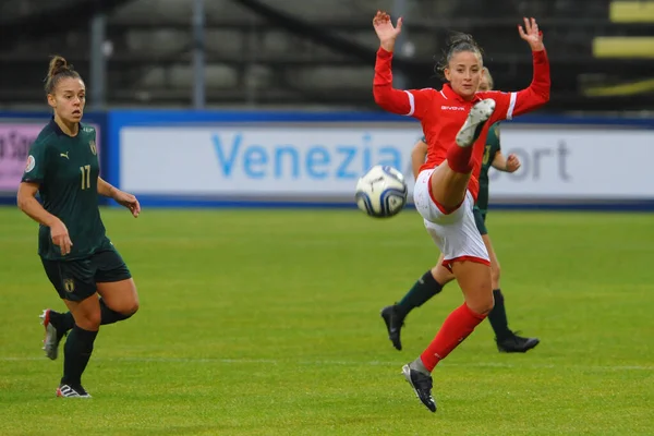 Seleção Italiana de Futebol Euroepan 2021 Qualificações - Itália Women vs Malta Women — Fotografia de Stock