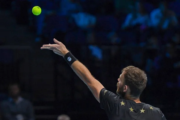 Internacionais de Ténis Nitto ATP Final doppio maschile P HERBERT / N MAHUT vs R KLAASEN / M VENUS — Fotografia de Stock