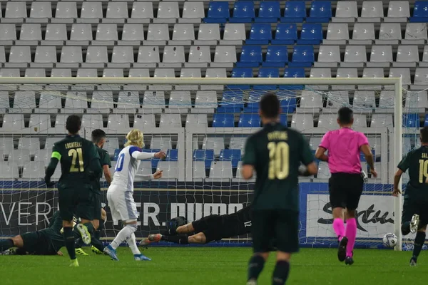 Seleção Italiana de Futebol Europeu 2021 Qualificadores - Grupo 1 - Itália Sub 21 vs Ilha — Fotografia de Stock