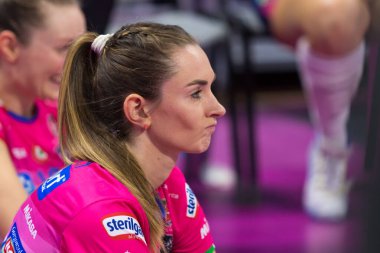 İtalyan Süper Kupa Kadını Imoco Volley Conegliano Igor Volley Novara 'ya karşı