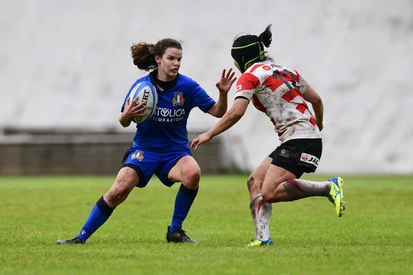 Italian Rugby National Team Test Match - Italy Women vs Japan — Stock Photo, Image