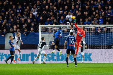 İtalyan Futbolu Serisi A Erkekler Şampiyonası Atalanta Juventus 'a karşı