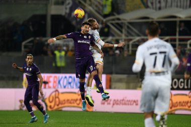 İtalyan Futbolu Serisi A Erkekler Şampiyonası Fiorentina Lecce 'ye karşı