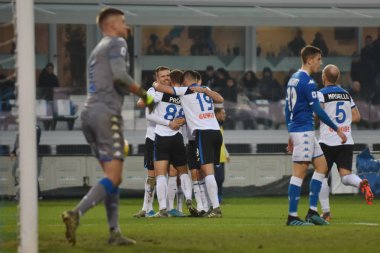 İtalyan Futbolu Serisi A Erkekler Şampiyonası Brescia Atalanta 'ya karşı