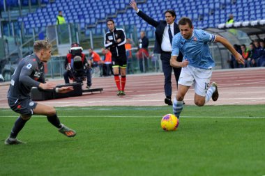 İtalyan Futbol Serisi A Erkekler Şampiyonası Ss Lazio Udinese Calcio 'ya karşı