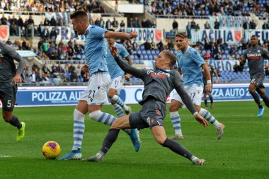 İtalyan Futbol Serisi A Erkekler Şampiyonası Ss Lazio Udinese Calcio 'ya karşı