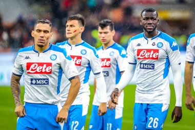 İtalyan Futbolu Serie A Men Şampiyonası Ac Milan - Ss Napoli