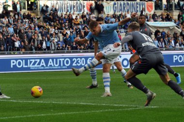 İtalyan Futbol Serisi A Erkekler Şampiyonası Ss Lazio Udinese Calcio 'ya karşı
