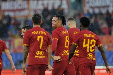 İtalyan Futbol Serisi Erkekler Şampiyonası Romanlar Brescia 'ya Karşı