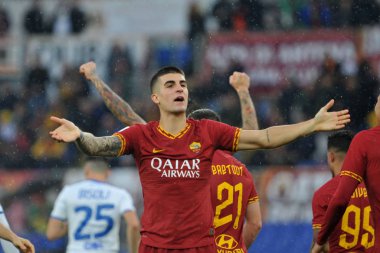 İtalyan Futbol Serisi Erkekler Şampiyonası Romanlar Brescia 'ya Karşı