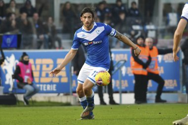 İtalyan Futbolu Serisi A Erkekler Şampiyonası Brescia Atalanta 'ya karşı