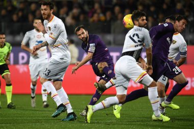 İtalyan Futbolu Serisi A Erkekler Şampiyonası Fiorentina Lecce 'ye karşı