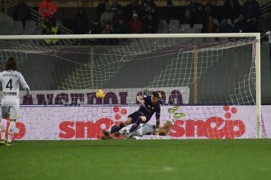 İtalyan Futbolu Serisi A Erkekler Şampiyonası Fiorentina Lecce 'ye karşı