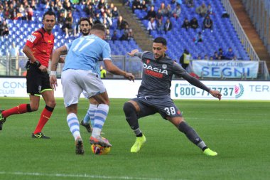İtalyan Futbol Serisi A Erkekler Şampiyonası Ss Lazio Udinese Calcio 'ya karşı