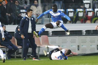 İtalyan Futbolu Serisi A Erkekler Şampiyonası Brescia Atalanta 'ya karşı