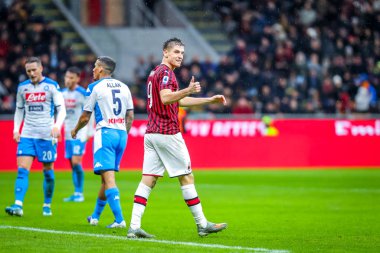 İtalyan Futbolu Serie A Men Şampiyonası Ac Milan - Ss Napoli
