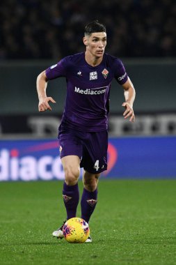 İtalyan Futbolu Serisi A Erkekler Şampiyonası Fiorentina Lecce 'ye karşı