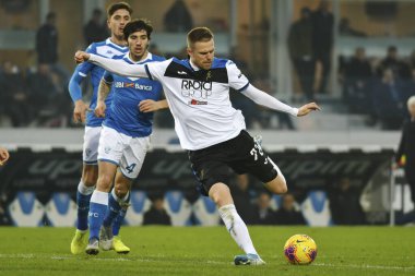 İtalyan Futbolu Serisi A Erkekler Şampiyonası Brescia Atalanta 'ya karşı