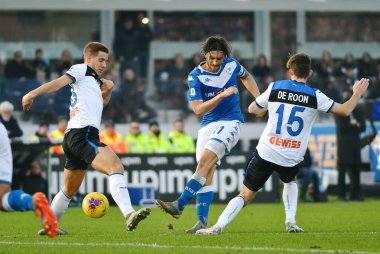 İtalyan Futbolu Serisi A Erkekler Şampiyonası Brescia Atalanta 'ya karşı