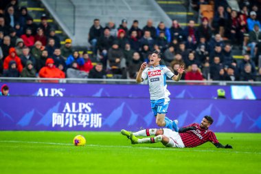 İtalyan Futbolu Serie A Men Şampiyonası Ac Milan - Ss Napoli