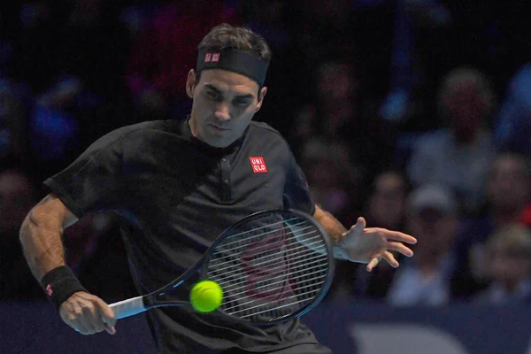Internacionais de Ténis Nitto ATP Final NOVAK DJOKOVIC VS ROGER FEDERER — Fotografia de Stock