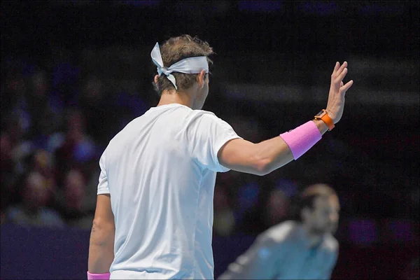 Tenisz Internationals Nitto Atp Final Rafael Nadal vs Stefanos Tsitsipas — Stock Fotó