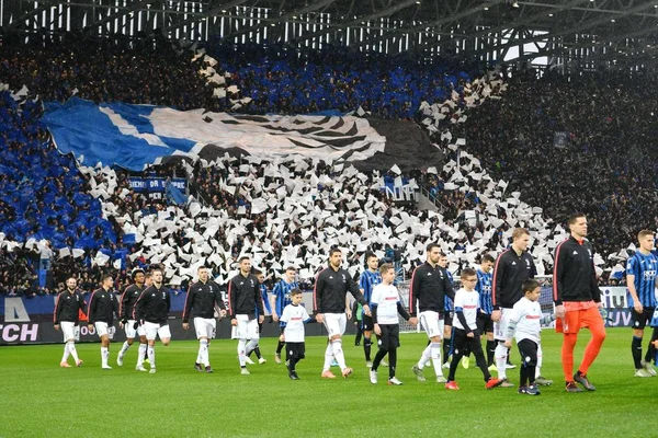 Чемпионат Италии по футболу среди мужчин Atalanta vs Juventus — стоковое фото