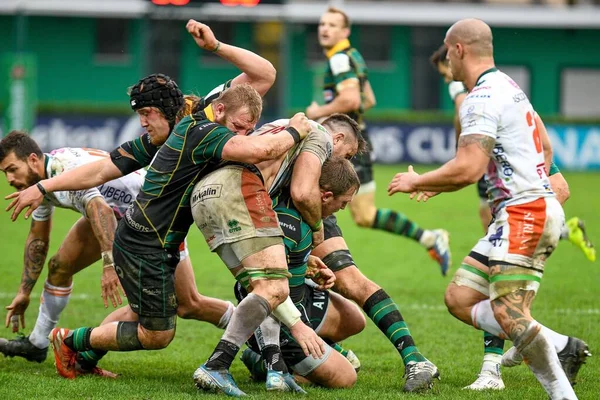 Rugby Heineken Champions Cup Benetton Treviso vs Northampton Saints — Stock Photo, Image