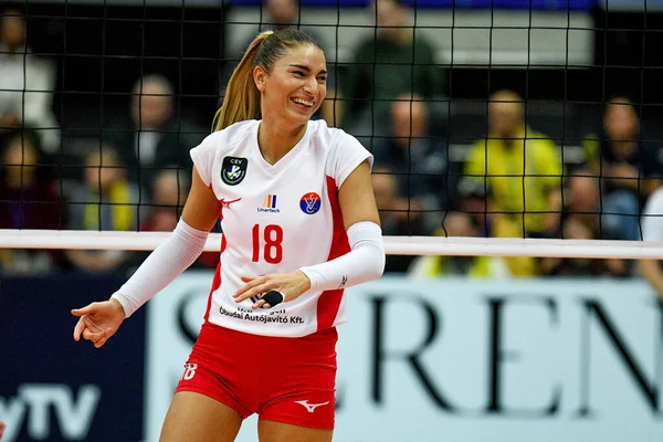 Liga de Campeones de Voleibol Mujeres Carraro Imoco Conegliano vs Vasas Obuda Budapest — Foto de Stock