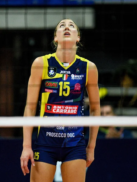 Vleyball Champions League women carraro imoco conegliano vs vasas obuda Budapest — 스톡 사진