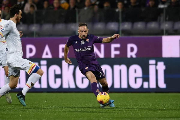 İtalyan Futbolu Serisi A Erkekler Şampiyonası Fiorentina Lecce 'ye karşı