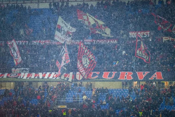 Campeonato Italiano de Futebol Série A Masculino AC Milan vs SS Napoli — Fotografia de Stock