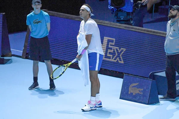 Tenis Internacionales Nitto ATP Final Rafael Nadal vs Stefanos Tsitsipas — Foto de Stock