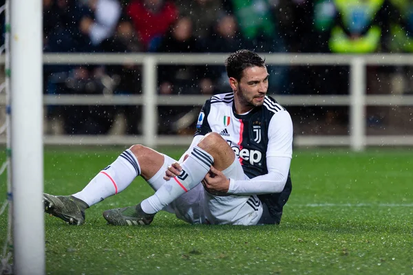 Italienische fussball serie a männer meisterschaft atalanta vs juventus — Stockfoto