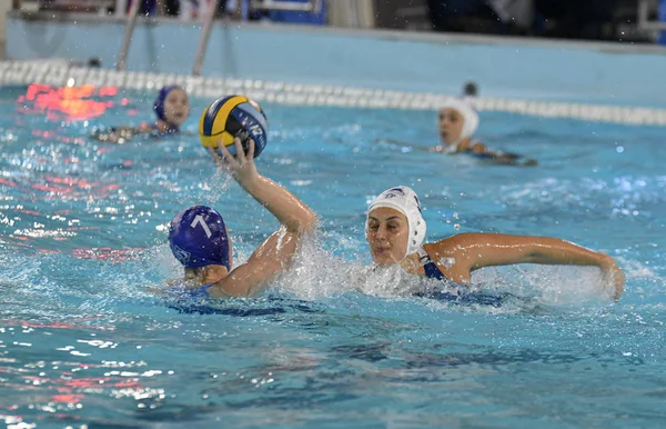 Waterpolo Euroleague Women Championship Ekipe Orizzonte vs Uralochka — стокове фото