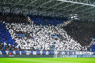 İtalyan Futbolu Serisi A Erkekler Şampiyonası Atalanta Juventus 'a karşı