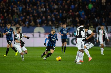 İtalyan Futbolu Serisi A Erkekler Şampiyonası Atalanta Juventus 'a karşı