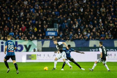 İtalyan Futbolu Serisi A Erkekler Şampiyonası Atalanta Juventus 'a karşı