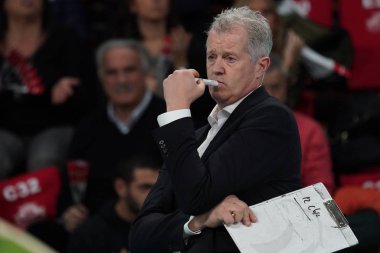 Voleybal Şampiyonlar Ligi Erkekler Şampiyonası Sir Sicoma Monini Perugia Benfica Lisbona 'ya karşı 