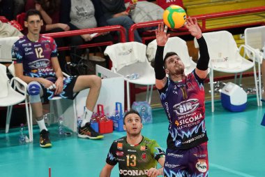 Voleybal Şampiyonlar Ligi Erkekler Şampiyonası Sir Sicoma Monini Perugia Benfica Lisbona 'ya karşı 