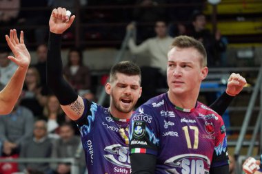 Voleybal Şampiyonlar Ligi Erkekler Şampiyonası Sir Sicoma Monini Perugia Benfica Lisbona 'ya karşı 