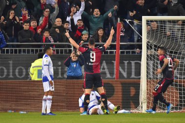 İtalya Tim Kupası Şampiyonası Cagliari, Sampdoria 'ya karşı