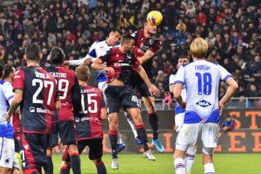 İtalya Tim Kupası Şampiyonası Cagliari, Sampdoria 'ya karşı