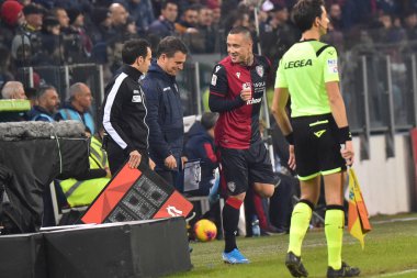 İtalya Tim Kupası Şampiyonası Cagliari, Sampdoria 'ya karşı