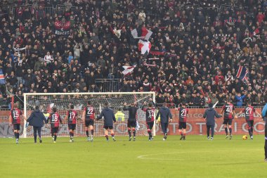 İtalya Tim Kupası Şampiyonası Cagliari, Sampdoria 'ya karşı