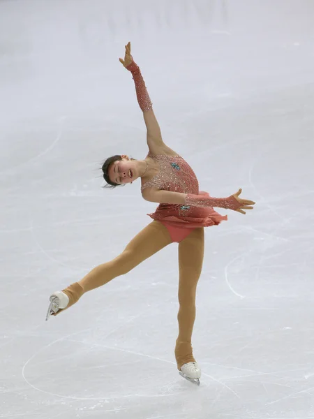 Sport su ghiaccio ISU Grand Prix of Figure Skating - Cerimonia di apertura - Giorno 1 - Junior — Foto Stock