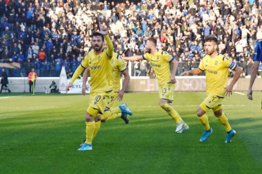 İtalyan Futbolu Serie A Men Şampiyonası Atalanta, Hellas Verona 'ya karşı