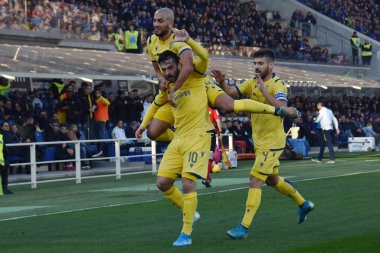 İtalyan Futbolu Serie A Men Şampiyonası Atalanta, Hellas Verona 'ya karşı